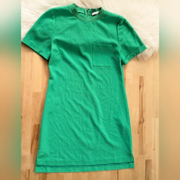 {Alice + Olivia} Catalina Mini Shift Dress In Mint Kelly - Picture 3 of 6